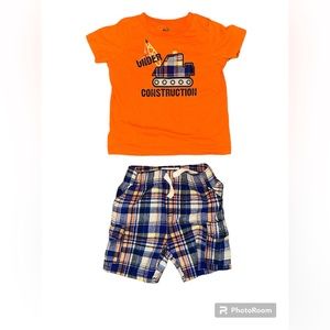 Baby Boys Matching T- Shirt and Shorts Set